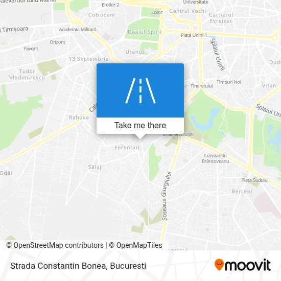 Strada Constantin Bonea map