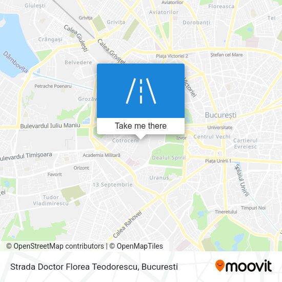 Strada Doctor Florea Teodorescu map