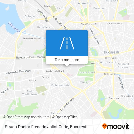Strada Doctor Frederic Joliot Curie map