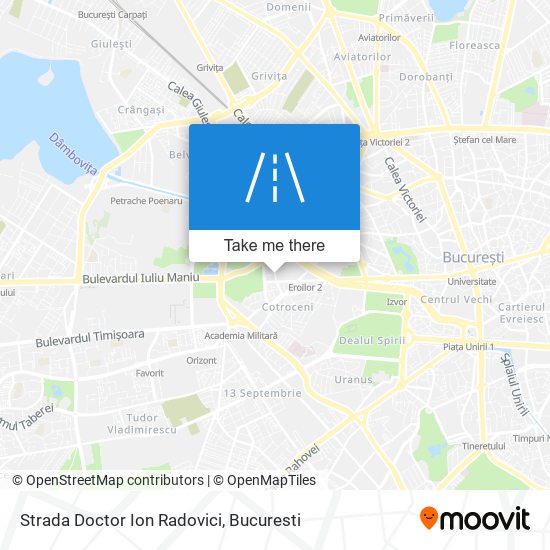 Strada Doctor Ion Radovici map