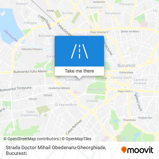Strada Doctor Mihail Obedenaru-Gheorghiade map