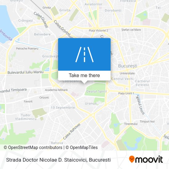 Strada Doctor Nicolae D. Staicovici map