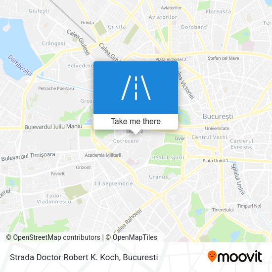 Strada Doctor Robert K. Koch map