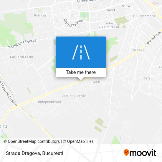 Strada Dragova map
