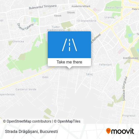 Strada Drăgășani map