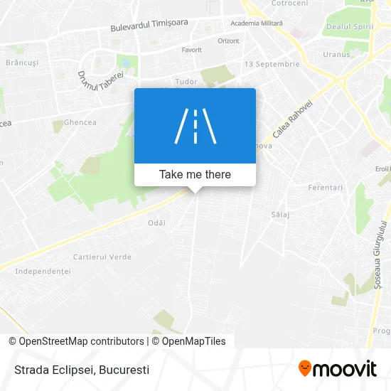 Strada Eclipsei map