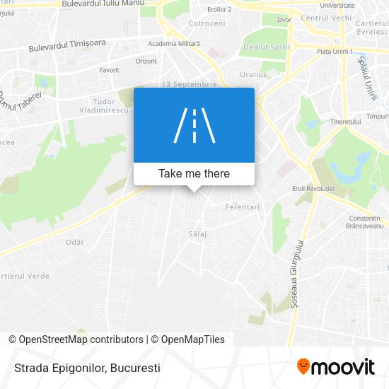 Strada Epigonilor map