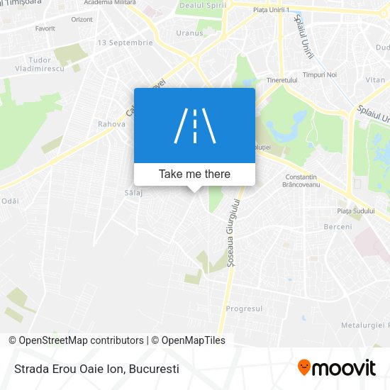 Strada Erou Oaie Ion map