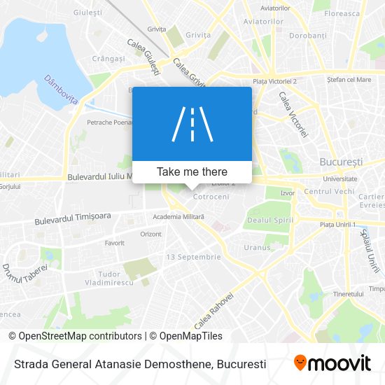 Strada General Atanasie Demosthene map