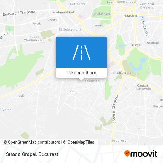 Strada Grapei map