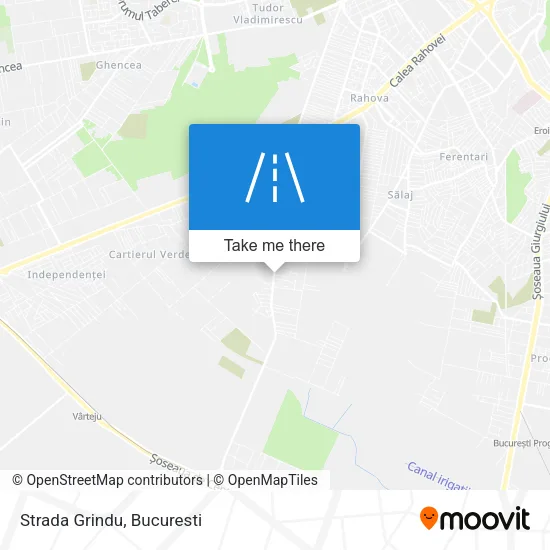 Strada Grindu map