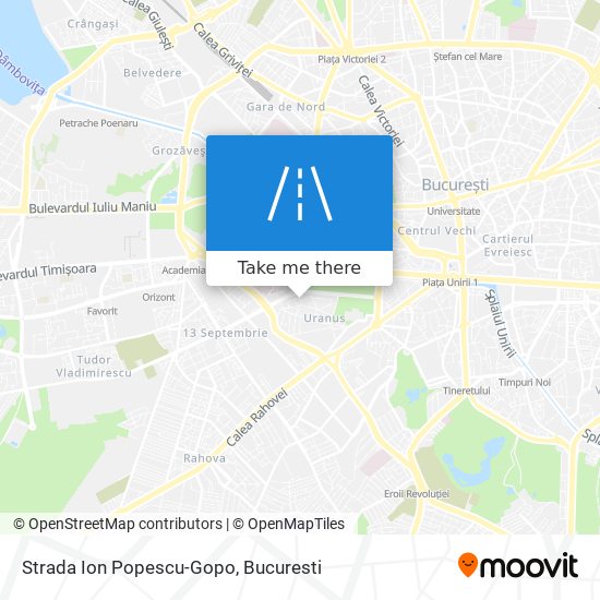 Strada Ion Popescu-Gopo map