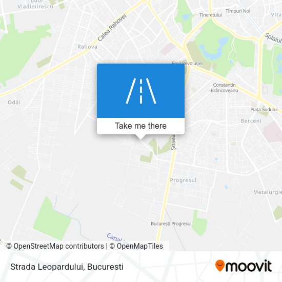 Strada Leopardului map