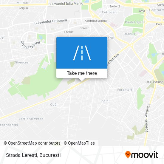 Strada Lerești map