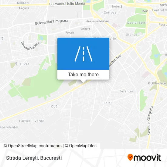 Strada Lerești map