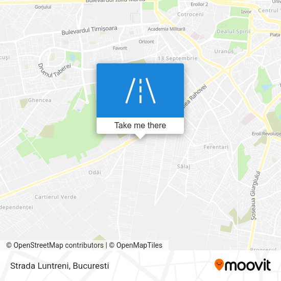 Strada Luntreni map