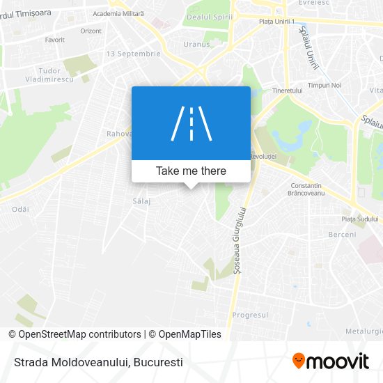 Strada Moldoveanului map
