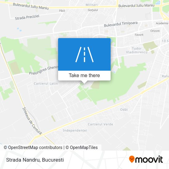 Strada Nandru map