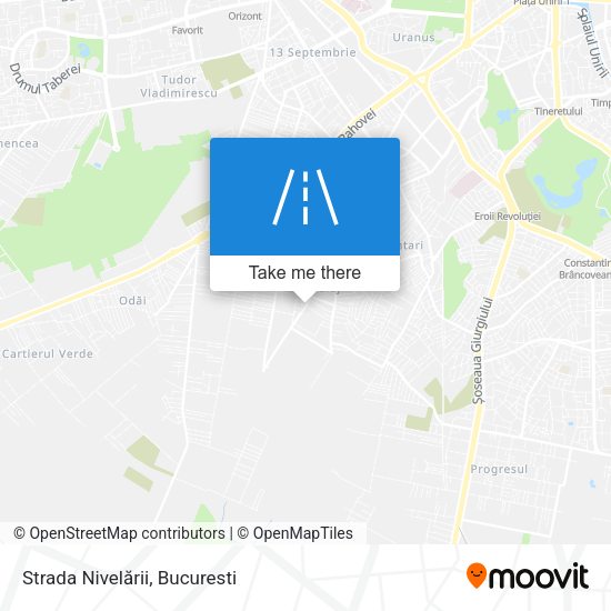 Strada Nivelării map