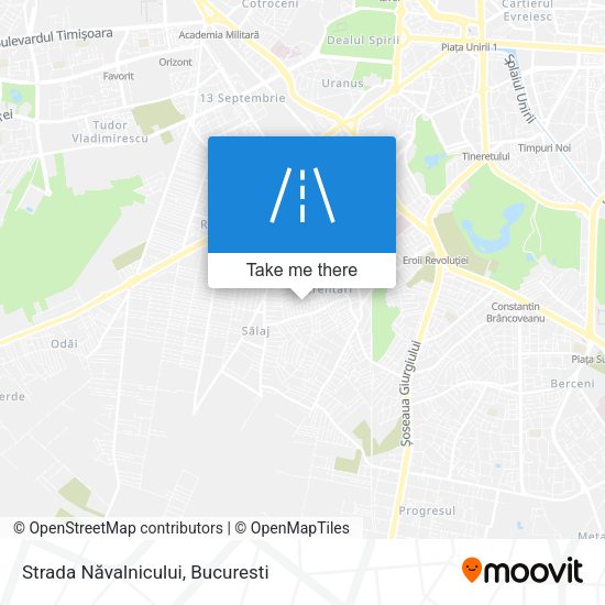 Strada Năvalnicului map