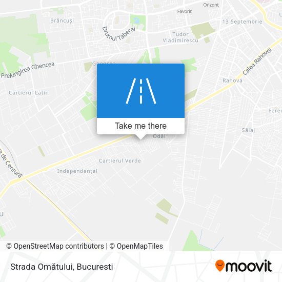 Strada Omătului map