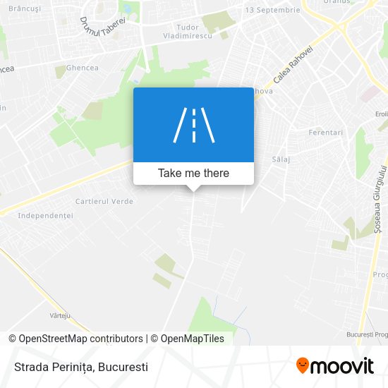 Strada Perinița map