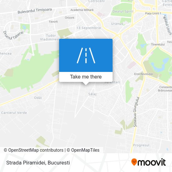 Strada Piramidei map
