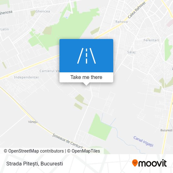 Strada Pitești map