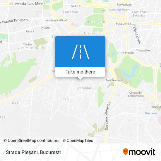 Strada Pleșani map