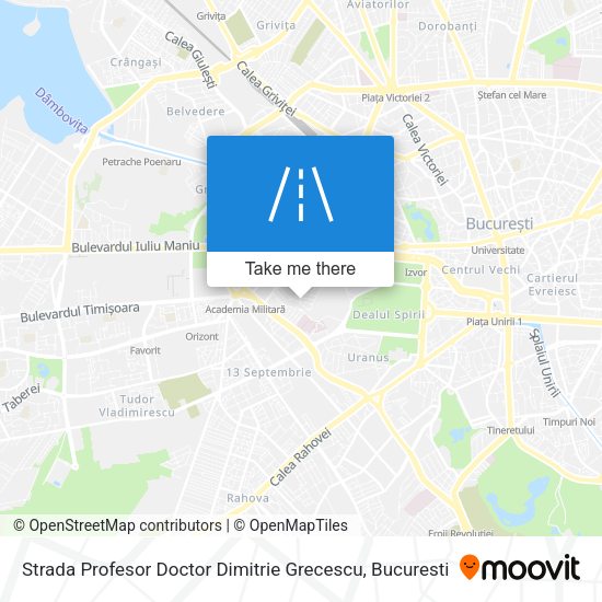 Strada Profesor Doctor Dimitrie Grecescu map