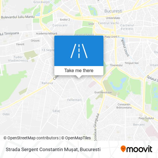 Strada Sergent Constantin Mușat map