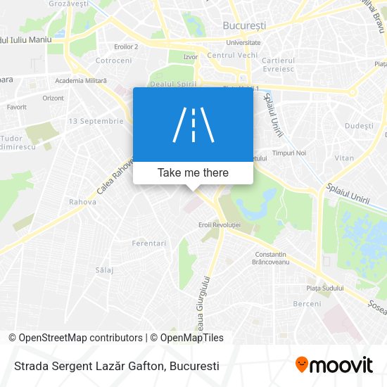 Strada Sergent Lazăr Gafton map