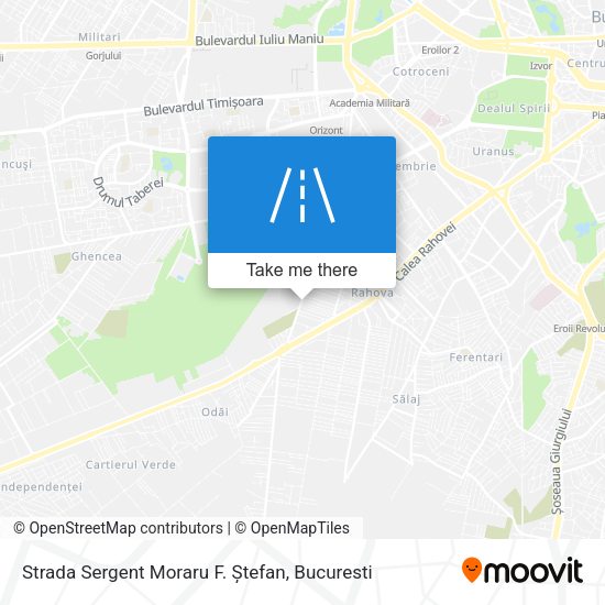 Strada Sergent Moraru F. Ștefan map