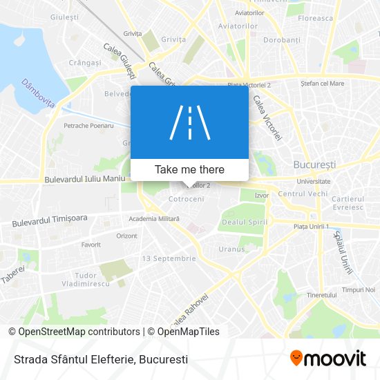 Strada Sfântul Elefterie map