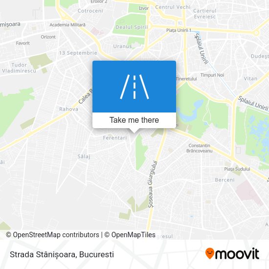 Strada Stânișoara map