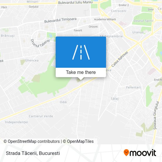 Strada Tăcerii map