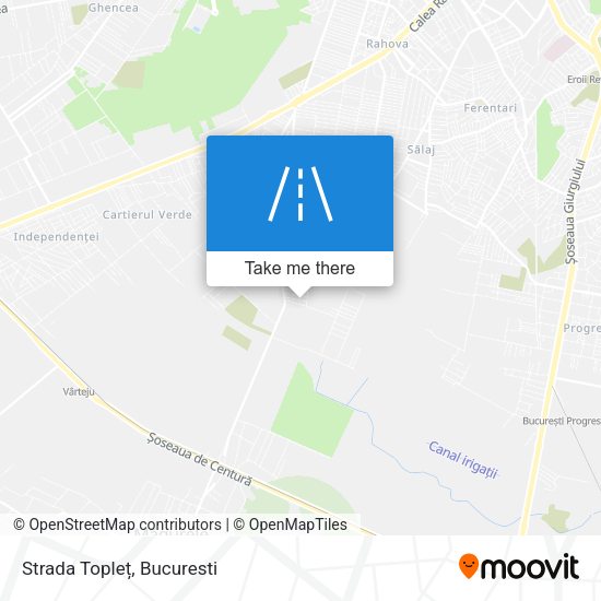 Strada Topleț map