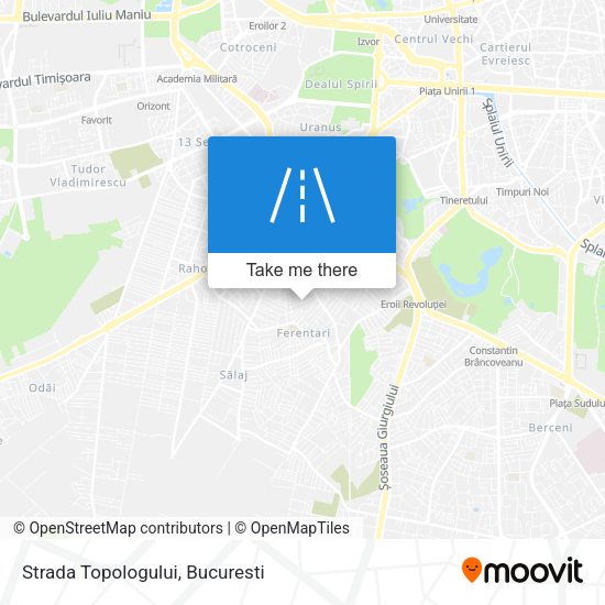 Strada Topologului map