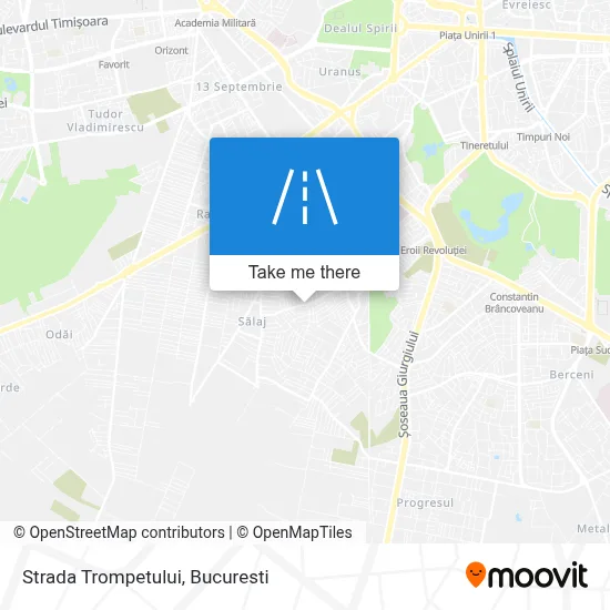 Strada Trompetului map