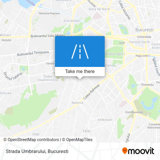Strada Umbrarului map