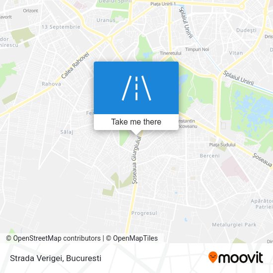 Strada Verigei map