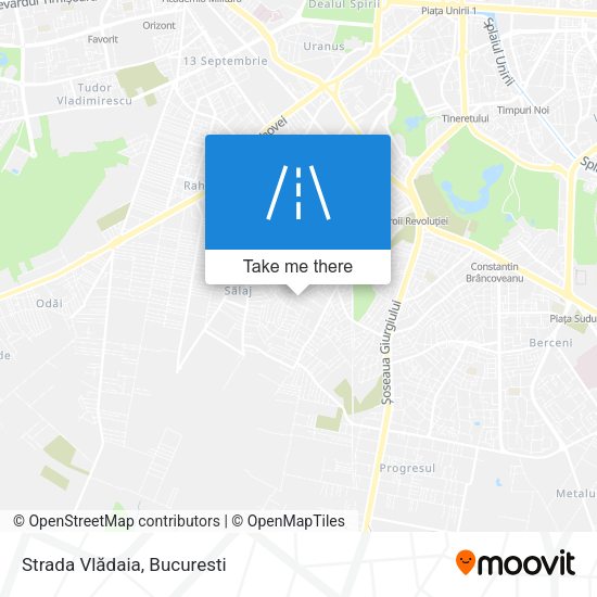 Strada Vlădaia map