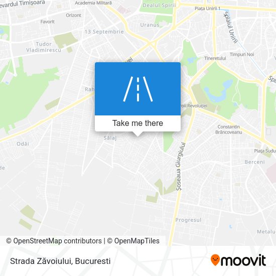 Strada Zăvoiului map