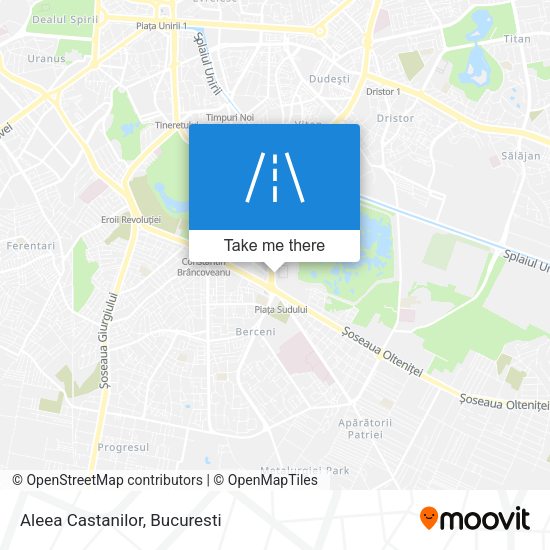 Aleea Castanilor map