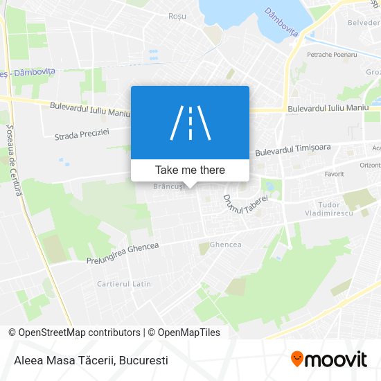 Aleea Masa Tăcerii map