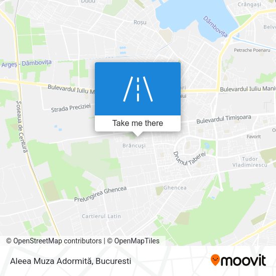Aleea Muza Adormită map