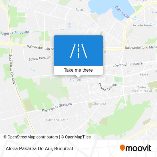 Aleea Pasărea De Aur map