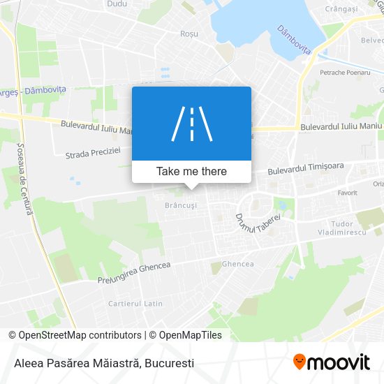 Aleea Pasărea Măiastră map