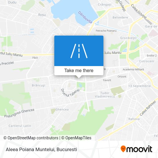Aleea Poiana Muntelui map