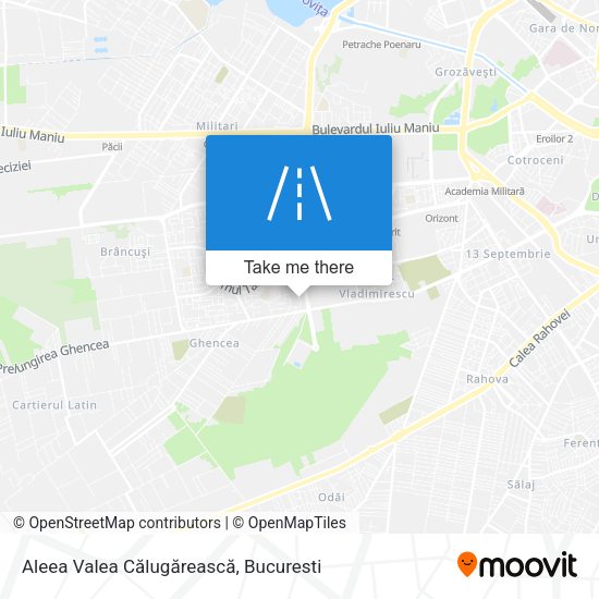 Aleea Valea Călugărească map